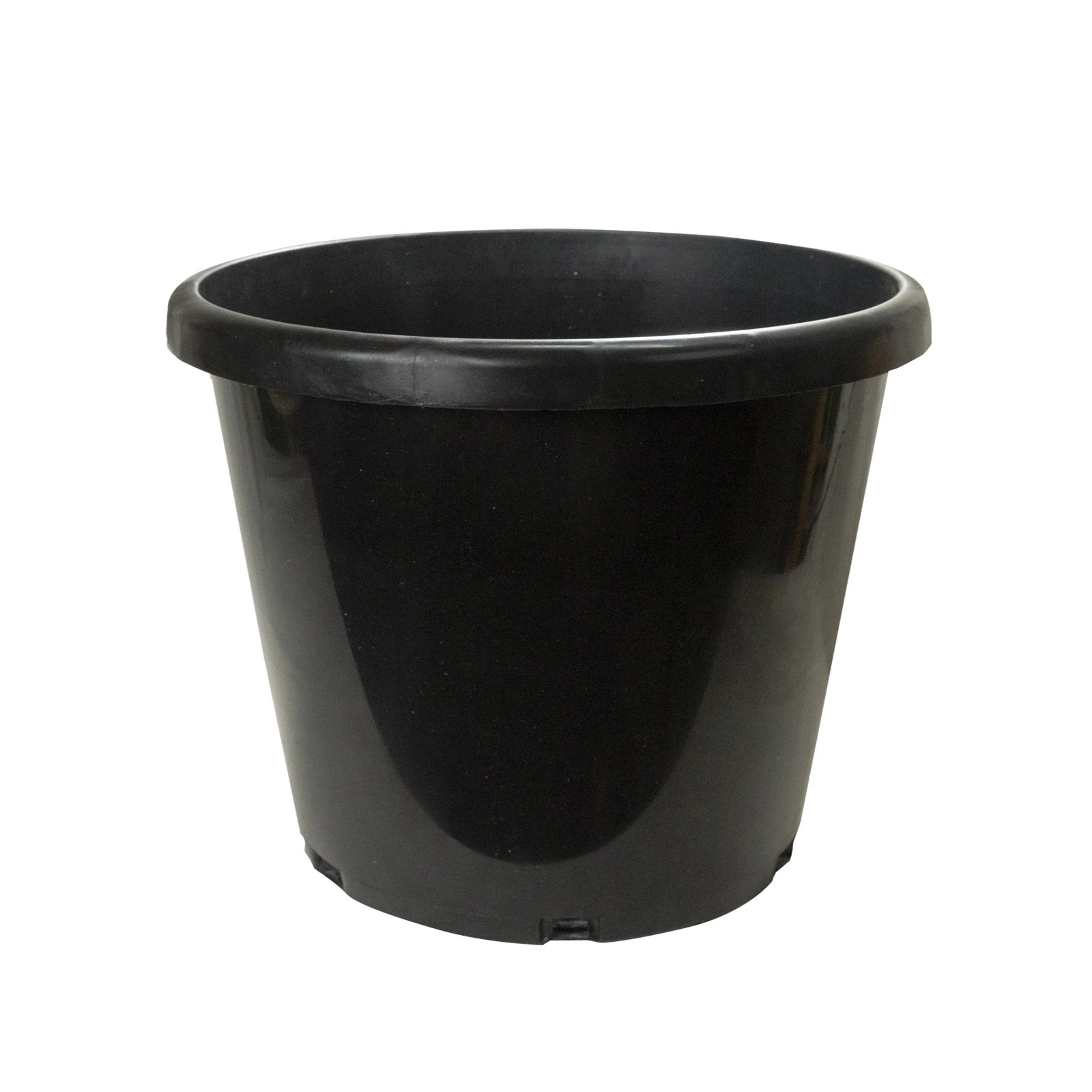 10 Gallon 5 pk Premium Tall Heavy Duty Black Plastic Nursery Pots fo