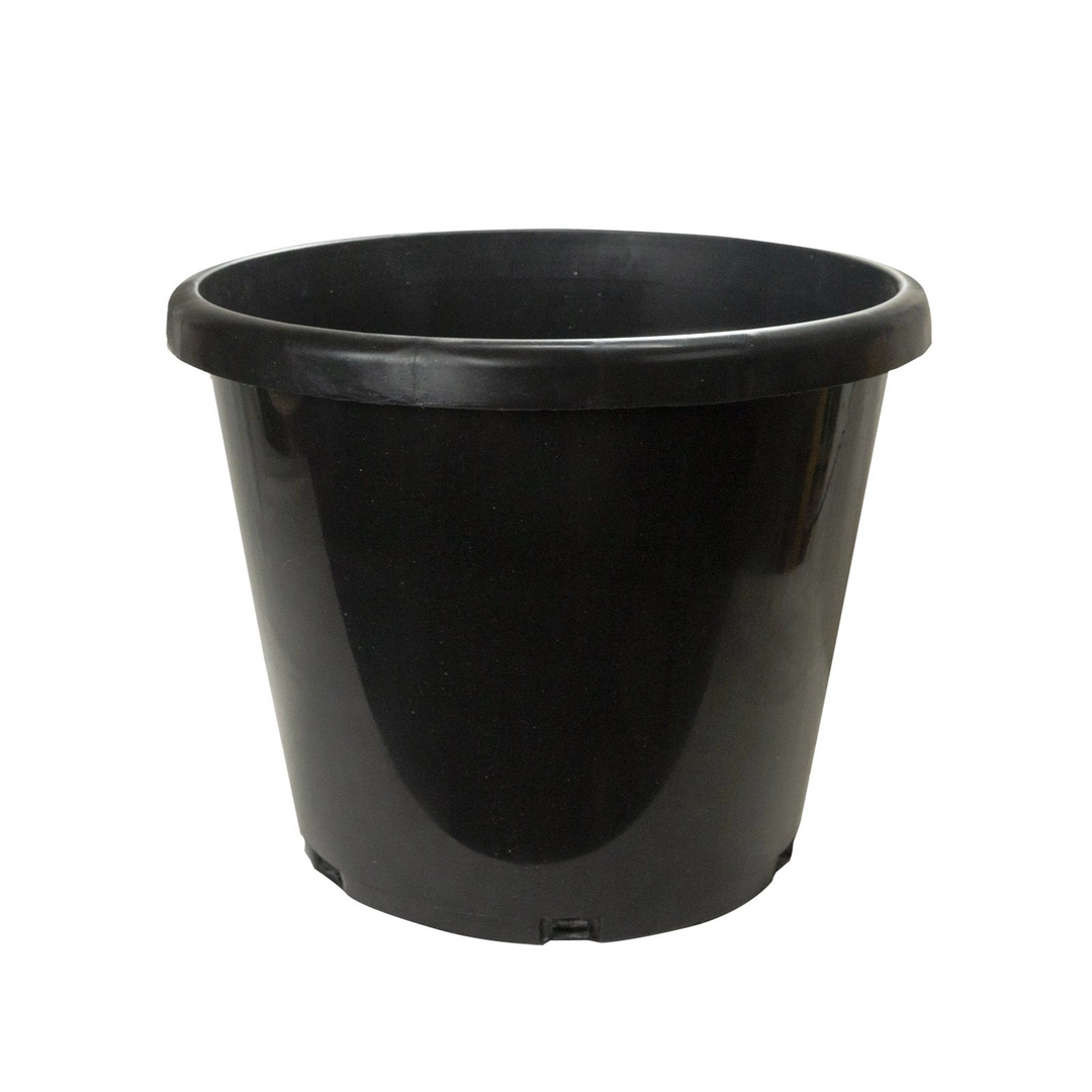 10 Gallon Tall Black Garden Pot – Heavy-Duty Plastic