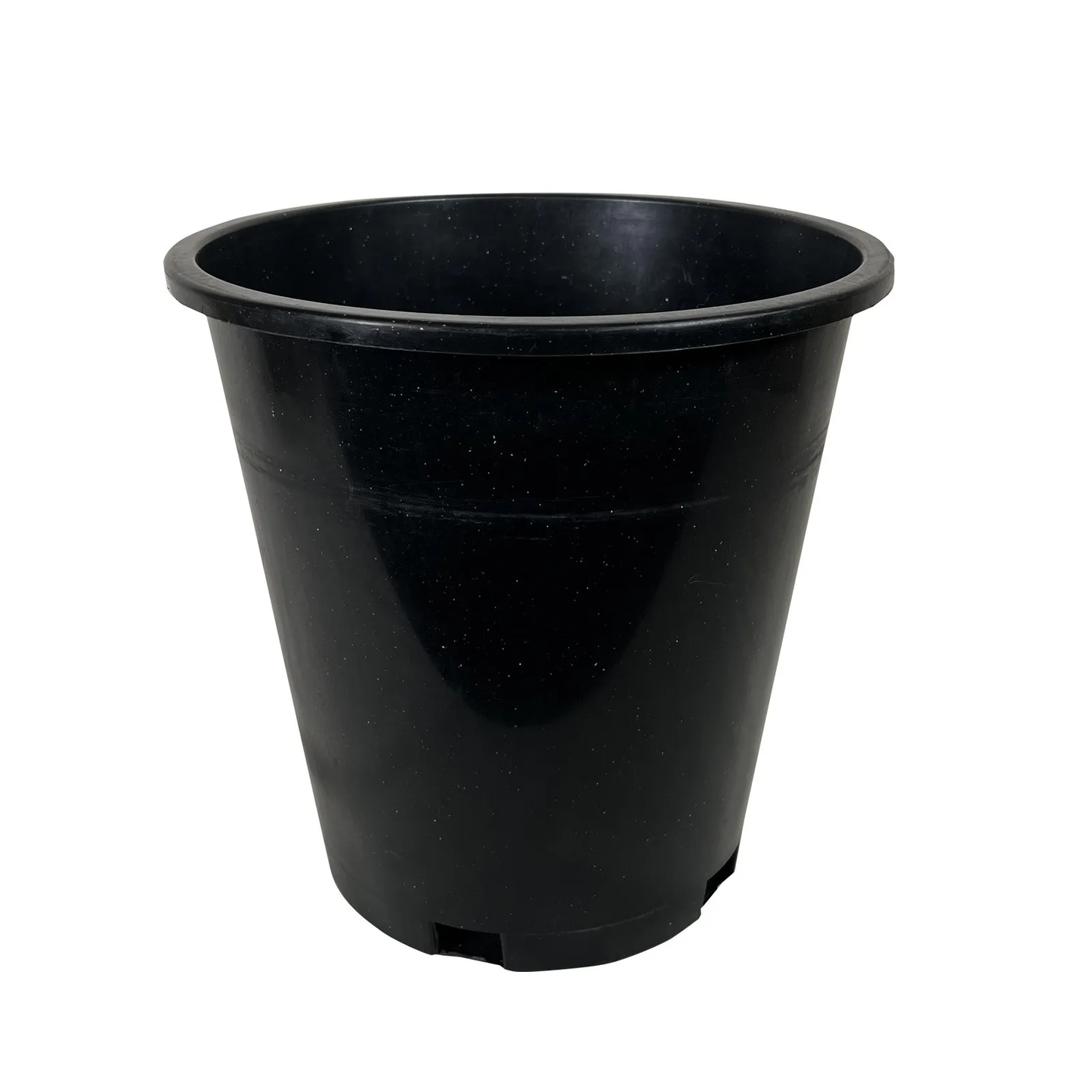 (5 - Gallon) Tall Premium Heavy Duty Black Plastic Garden Pots for Plants Flowers Containers Garden