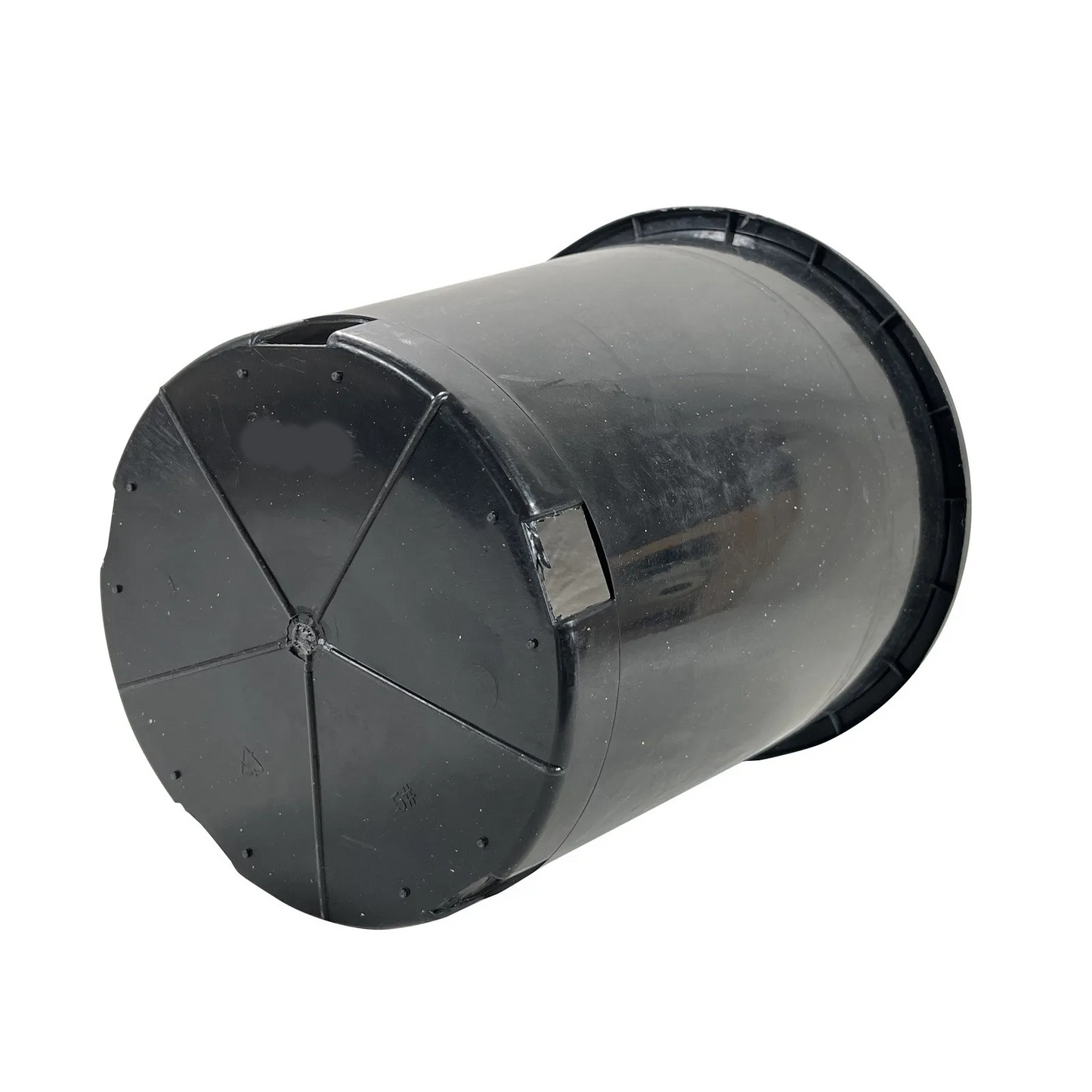 (5 - Gallon) Tall Premium Heavy Duty Black Plastic Garden Pots for Plants Flowers Containers Garden
