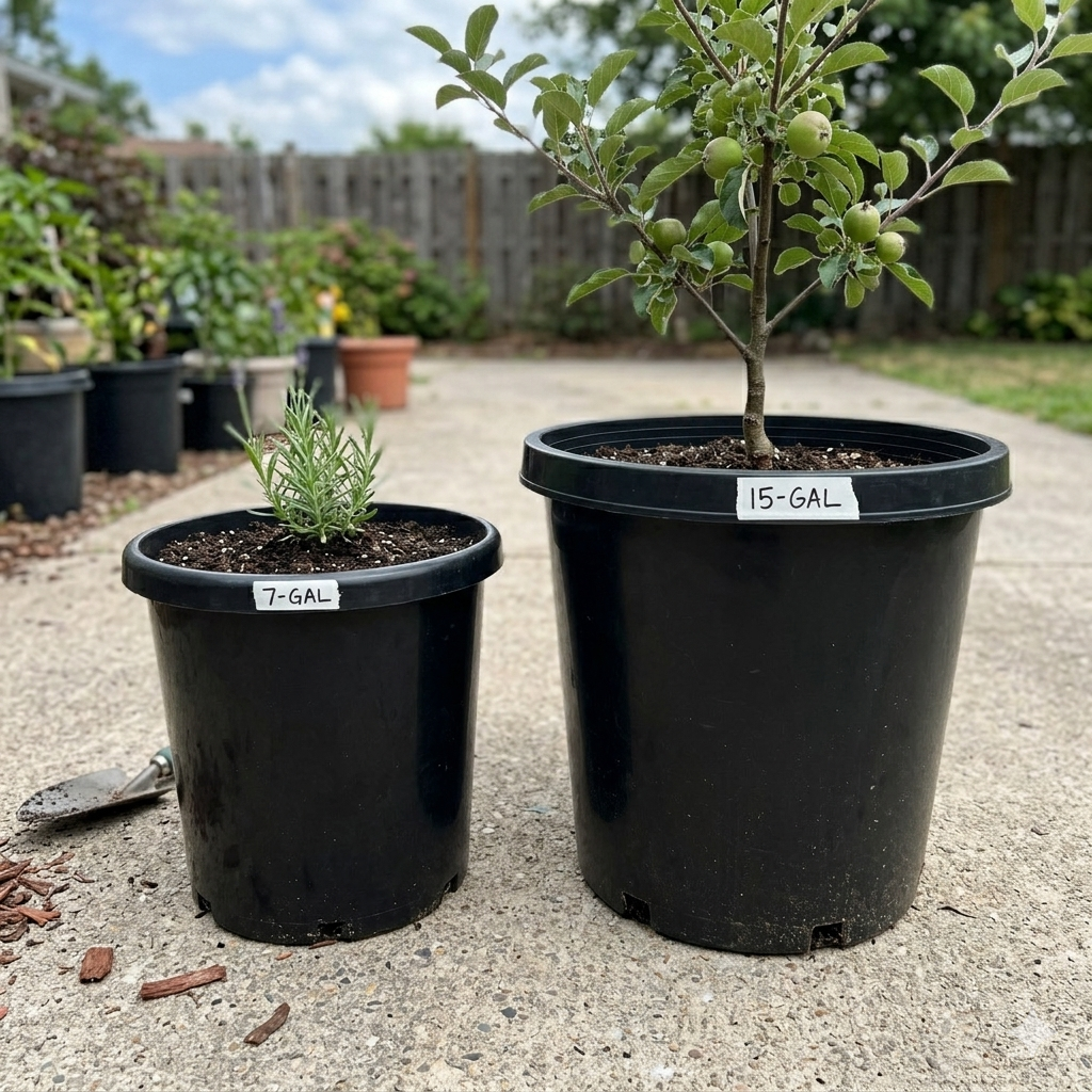 7-Gallon vs 15-Gallon Pots: When to Size Up