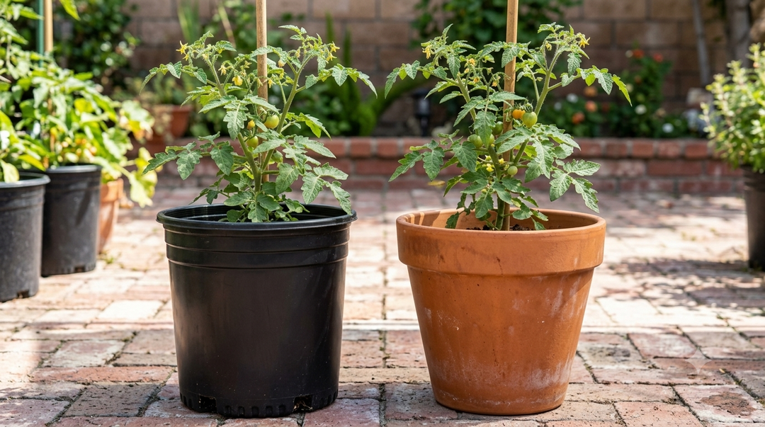 Why Black Plastic Nursery Pots Outperform Terracotta for Vegetables