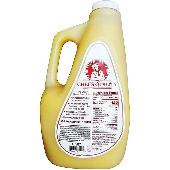 Chef's Quality Alternative Liquid Butter, 1 Gallon
