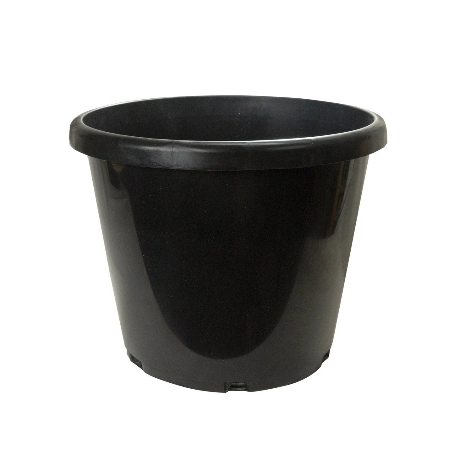 10 Gallon (5-pk) Premium Tall Heavy Duty Black Plastic Nursery Pots for Plants Flowers Containers Garden