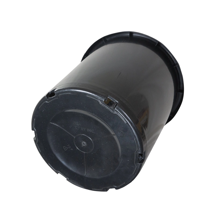 15 Gallon Tall Black Garden Pot – Heavy-Duty Plastic
