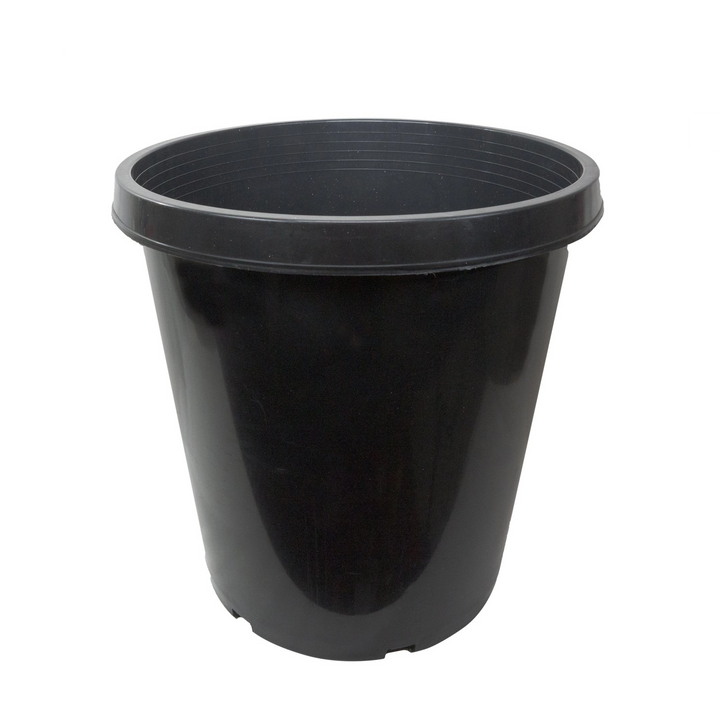 15 Gallon Tall Black Garden Pot – Heavy-Duty Plastic