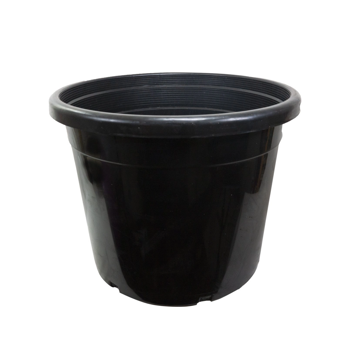 20 Gallon (3-pk) Premium Tall Heavy Duty Black Plastic Nursery Pots for Plants Flowers Containers Garden