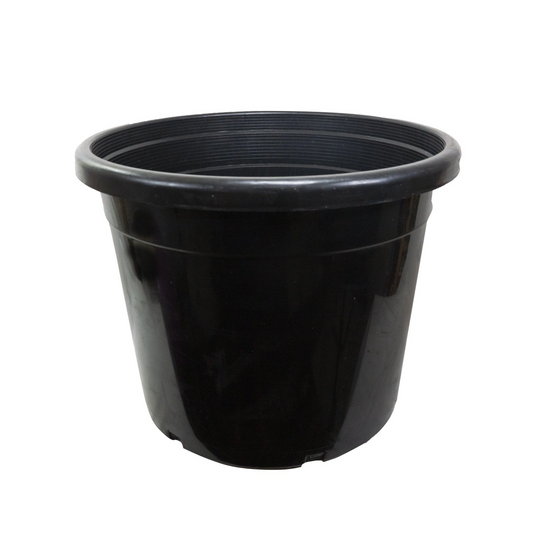 20 Gallon (3-pk) Premium Tall Heavy Duty Black Plastic Nursery Pots for Plants Flowers Containers Garden