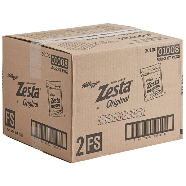 Zesta Saltine Crackers 2-Pack - (Case of 500)