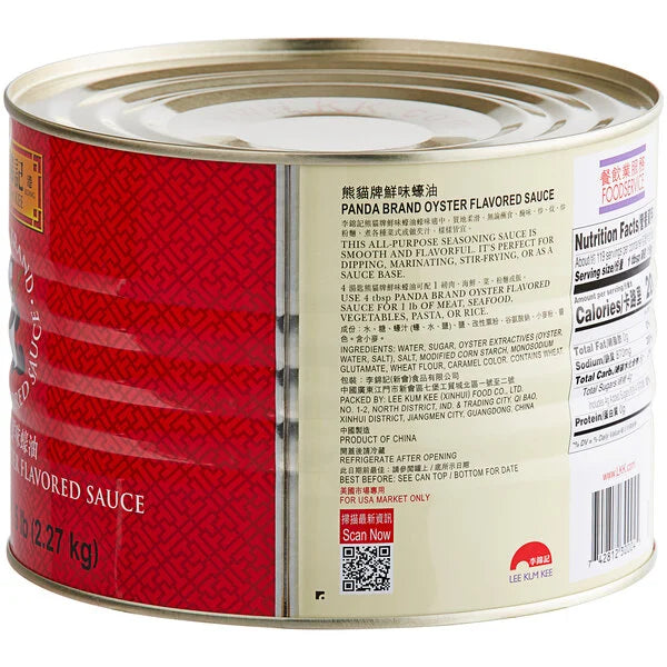 Lee Kum Kee Panda Brand Oyster Flavored Sauce 5 lb. Can