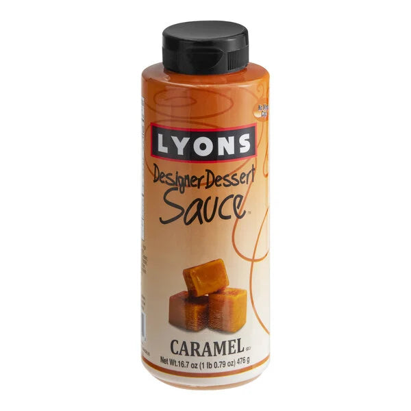 Lyons Designer Dessert Caramel Flavoring Sauce 12 fl. oz. (16.7 oz.) (2 pack)