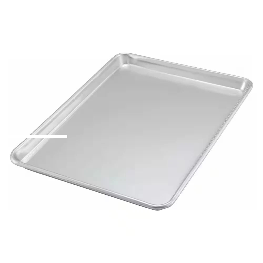 Baking Sheet Pan - (13" x 18") Commercial Grade 19-Gauge Aluminum, Anti-Warp Construction, Restaurant Quality Cookie Sheet for Home Baking