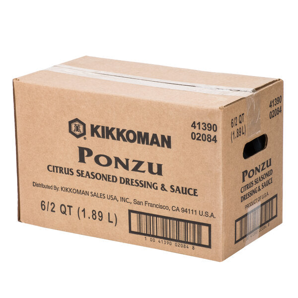 Kikkoman Ponzu Citrus Seasoned Dressing .5 Gallon Container - (Case of 6)