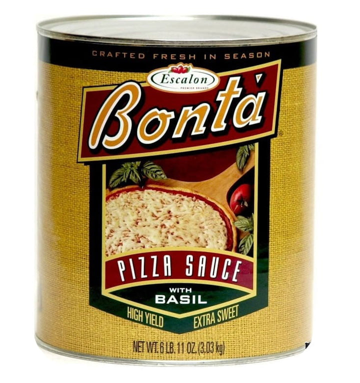 Bonta Pizza Sauce with Basil 107 oz