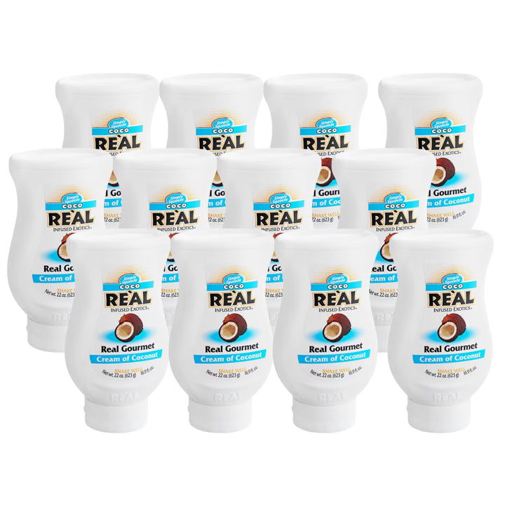 Real Cream of Coconut Infused Syrup 16.9 fl. oz. - (Case of 12)