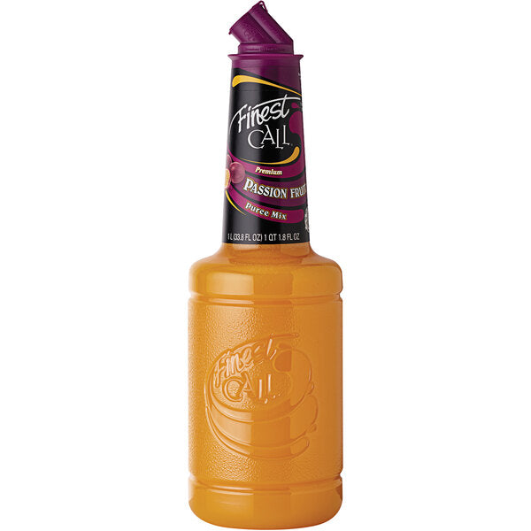 Finest Call 1 Liter Premium Passion Fruit Puree Mix