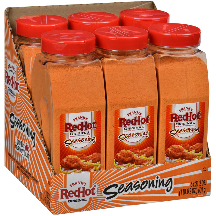 Frank's RedHot Original Seasoning 21.2 oz. - (6/Case)
