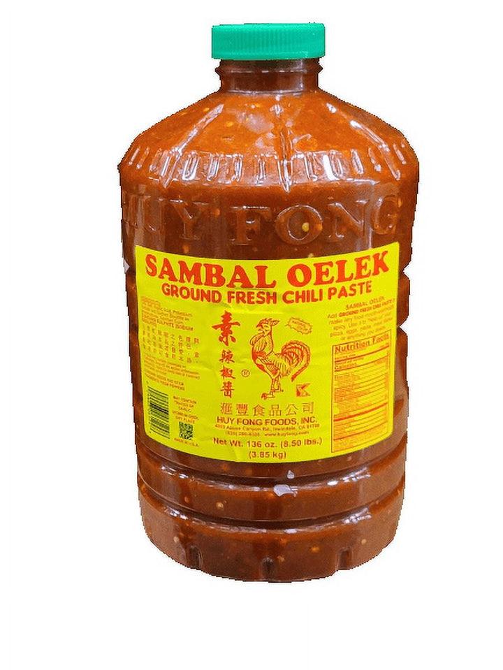 Huy Fong 8.5 lb. Sambal Oelek Fresh Ground Chili Paste