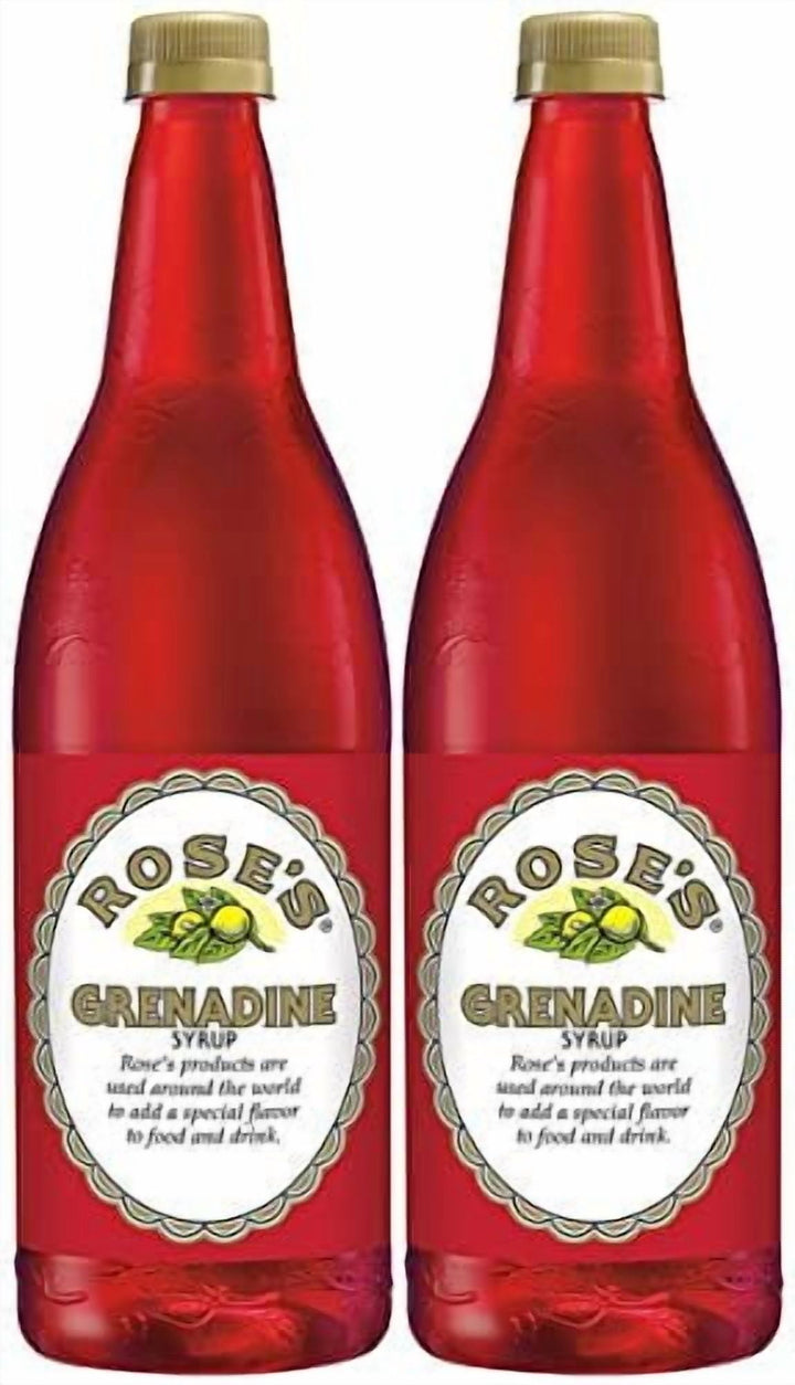 Rose's 1 Liter Grenadine Syrup (2-Pack)