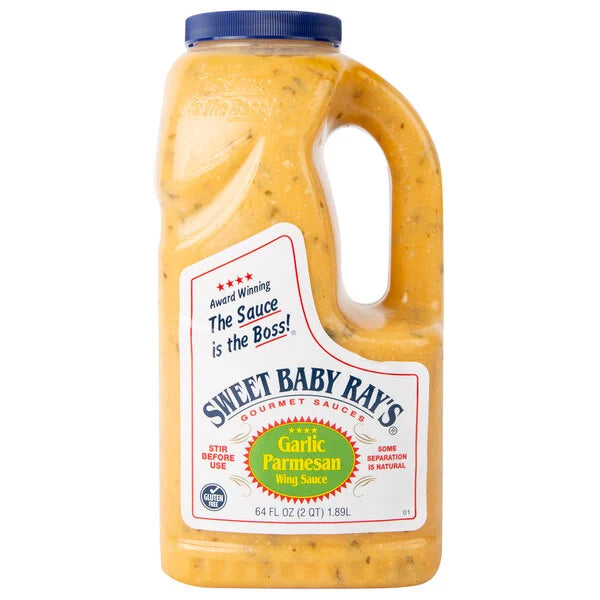 Sweet Baby Ray's 0.5 Gallon Garlic Parmesan Wing Sauce (Multipack)