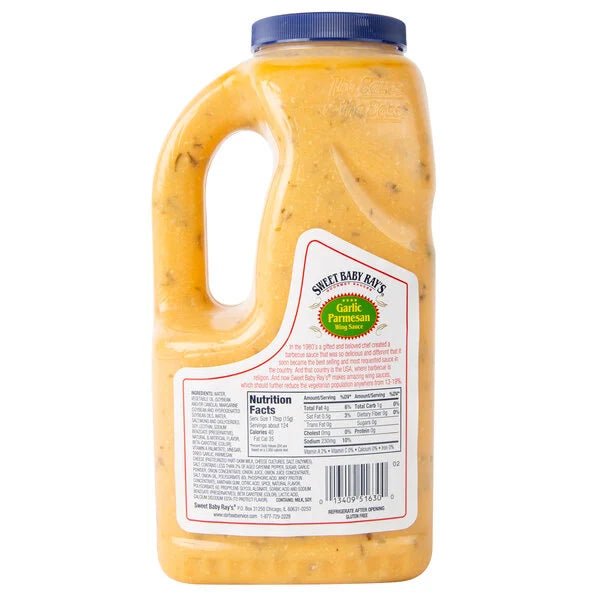 Sweet Baby Ray's 0.5 Gallon Garlic Parmesan Wing Sauce (Multipack)
