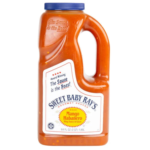 Sweet Baby Ray's 0.5 Gallon Mango Habanero Wing Sauce and Glaze (Multipack)