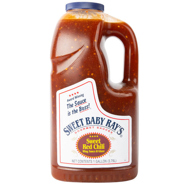 Sweet Baby Ray's 0.5 Gallon Sweet Red Chili Pepper Wing Sauce and Glaze (Multipack)