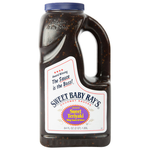 Sweet Baby Ray's 0.5 Gallon Sweet Teriyaki Wing Sauce and Glaze (Multipack)