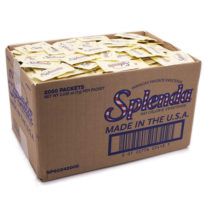 Splenda No Calorie Sweetener Packet - 2,000/Case