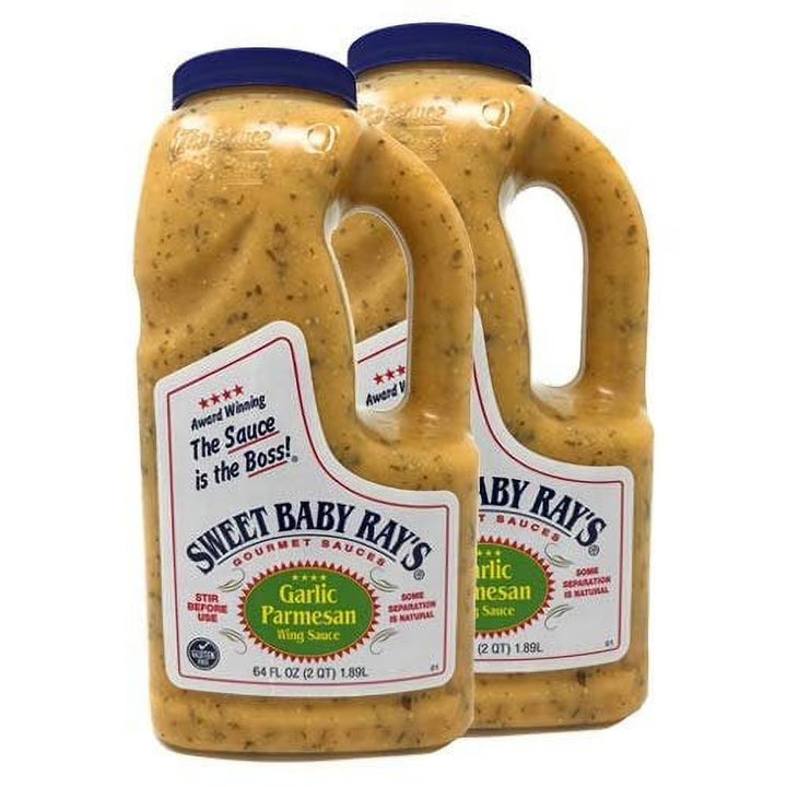 Sweet Baby Ray's 64 oz Garlic Parmesan Wing Sauce - (Pack of 2)
