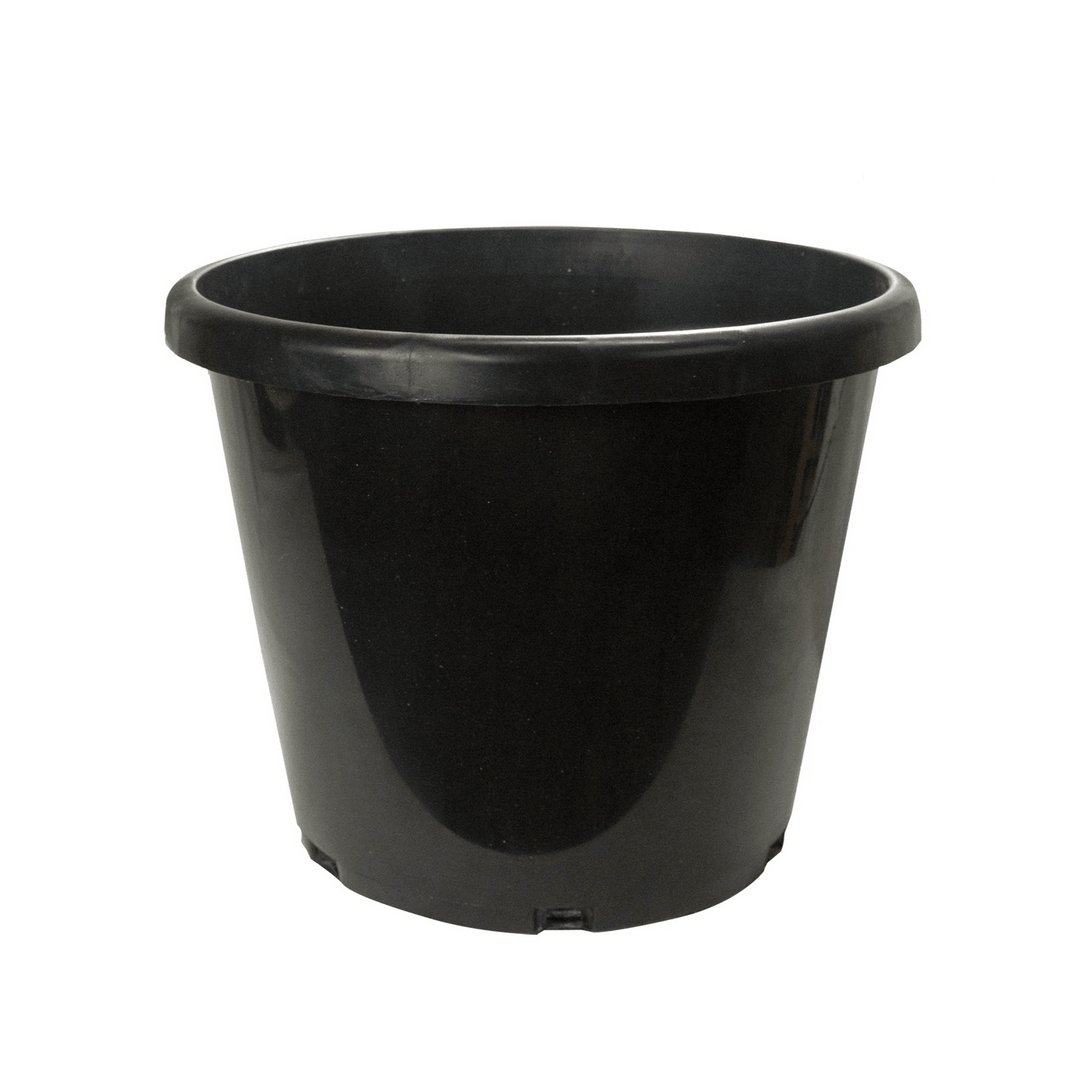Green Oasis - 10 Gallon Nursery Pots - Premium Injection Molded Black Plastic Plant Pots, Heavy Duty Commercial Grade with Drainage Holes - Green Oasis