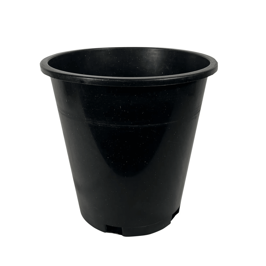 Green Oasis - 5 Gallon Nursery Pots - Premium Injection Molded Black Plastic Plant Pots, Heavy Duty Commercial Grade with Drainage Holes - Green Oasis