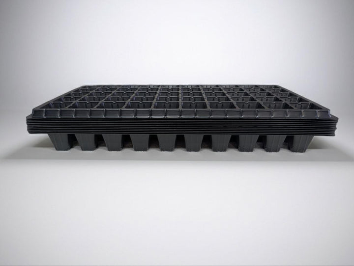 Green Oasis 50-cell seed starter tray – heavy-duty black plastic propagation insert