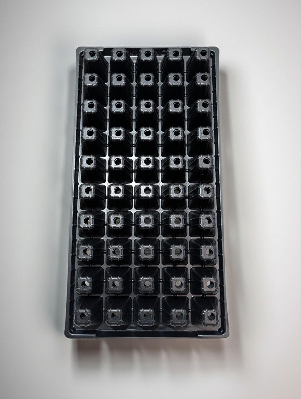 Green Oasis reusable 50-cell seed starter trays – durable thick plastic